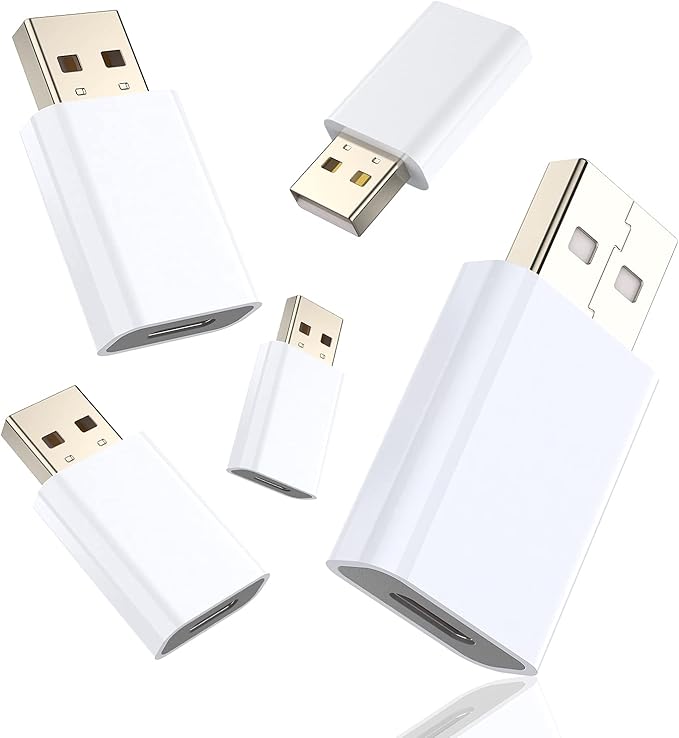 USB C Female to USB Male Adapter Compatible with Apple Watch MagSafe Charger,Type C to A Charger Cable Converter for iPhone 16 15 14 13 12 Mini Pro Max,Airpods iPad,Galaxy Note,Google Pixel 9 8 7 XL