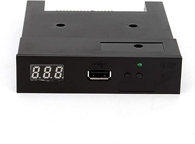 Floppy & Tape Drives-3.5in 1.44MB Sfr1m44-u100k Updated Version USB Flash Disk Floppy Drive Emulator + CD Screws Black