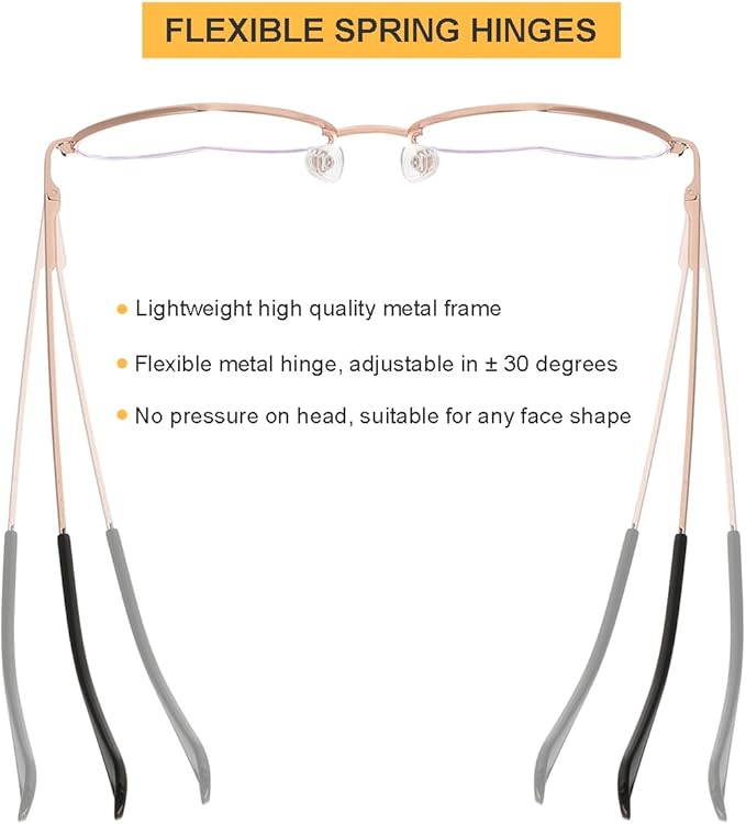 Gleyemor Heart Shaped Blue Light Glasses for Women Cute Computer Glasses