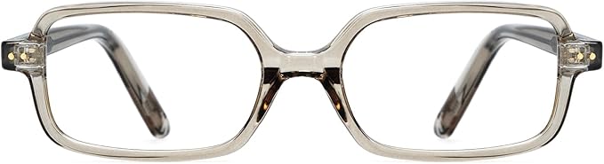 TIJN Magnus Square Blue Light Blocking Glasses for Women Men,Rectangular Computer Glasses for Gaming Work Screen Use,TR90