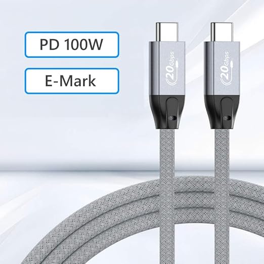 USB C to USB C High Speed Data Transfer, Video, Display, Monitor, Docking Station Cable for MacBook, Laptop, PC, HP, MNN, KYY, ARZOPA, InnoView, UPERFECT, c-Force, ReHisk, ViewSonic, VisionOwl & More