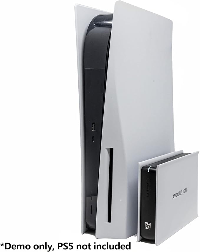 Avolusion PRO-5X Series 8TB USB 3.0 External Gaming Hard Drive for PS5 Game Console (White) - 2 Year Warranty