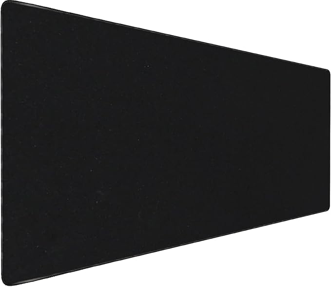 LifetimeWarrantly Full Desk Mouse Pad with Stitched Edges, 35.4” x 15.6” Waterproof Surface & Non-Slip Rubber Base – Ideal for Gaming, Office and Home, Black