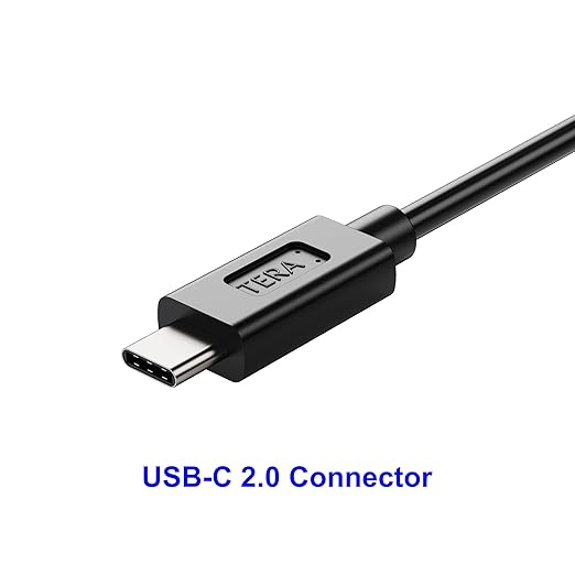 Tera Grand - USB C to RS232 Serial DB9 Adapter Cable with Thumbscrews and FTDI chipset, Supports Windows 11, 10, 8, 7, Vista, XP, 2000, 98, Linux and Mac, 6 Ft