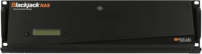 Digital WATCHDOG DW-BJ16NAS80TR Blackjack® NAS 3U 16-Bay Chassis Storage RAID5 600Mbps for Blackjack® Servers, 80TB HDD