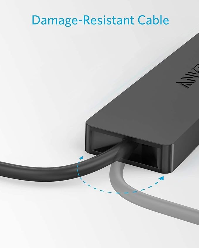 Anker 4-Port USB 3.0 Hub, Ultra-Slim Data USB Hub 2.4G Wireless Vertical Ergonomic Optical Mouse