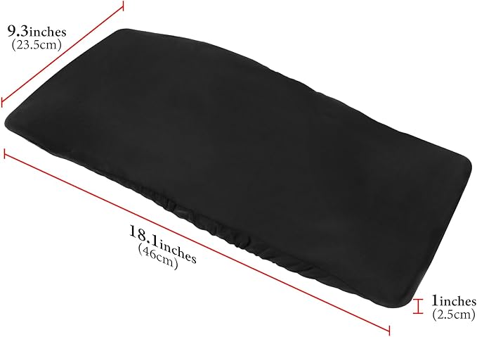 Geekria Keyboard Dust Cover, Ergonomic Keyboard Cover Protector, Dust and Water Splash Resistant, Compatible with Logitech ERGO K860 (Black)