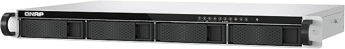 QNAP TS-h765eU-8G | 7-Bay, Intel Atom, 2.5GbE, 1U Hybrid Short-Depth Rackmount NAS