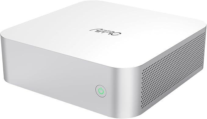 Aiffro K100 All-SSD NAS Storage | Intel N100 | 8GB LPDDR5 4800MHz | 4 Bays 2280 M.2 SSD Up to 16TB | 2.5GbE RJ45 | Mini Pocket NAS | Set for Truenas, Freenas, Unraid, Windows, OMV