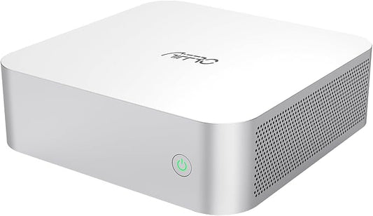 Aiffro K100 All-SSD NAS Storage | Intel N100 | 8GB LPDDR5 4800MHz | 4 Bays 2280 M.2 SSD Up to 16TB | 2.5GbE RJ45 | Mini Pocket NAS | Set for Truenas, Freenas, Unraid, Windows, OMV