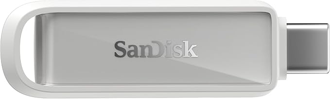 SanDisk 1TB Phone Drive with USB Type-C - for Smartphones, Tablets, and Computers - Up to 150MB/s, USB 3.2 Gen 1 - Arctic White - SDIXS0N-1T00-GN6NE