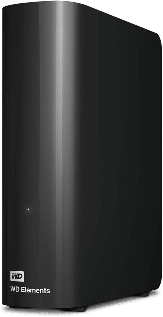 Western Digital 12TB Elements Desktop External Hard Drive, USB 3.0 drive for plug-and-play storage - WDBWLG0120HBK-WESN