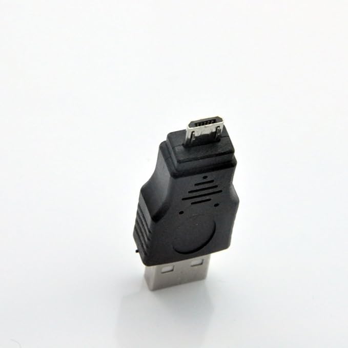 UCEC USB 2.0 Adapter - A-Male to Micro-Male - Black (2 Pack)