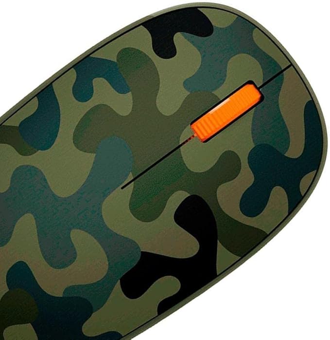 Microsoft Bluetooth Mouse - Forest Camo. Compact, Comfortable Design, Right/Left Hand Use, 3-Buttons, Wireless Bluetooth Mouse for PC/Laptop/Desktop, Works with for Mac/Windows Computers