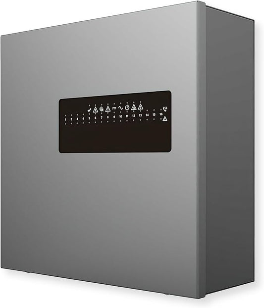 NX16-US Network Panel, Emergency Voice Communication, Loop-Wired Digital EVCS, UL Listed, Wall Mount, Metal Enclosure, for use with VoCALL 16 US System and Outstations