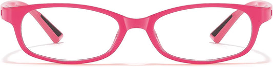 SODQW Office-Siren Blue Light Glasses for Women, Rectangle Frame, Y2K Small Eyewear, Anti Eyestrain Computer Glasses