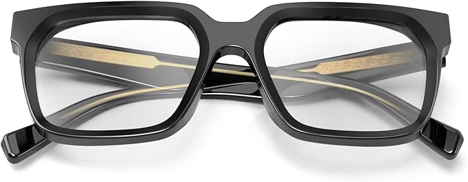 VISOONE 2 Pack Rectangle TR90 Blue Light Blocking Glasses Computer Eyewear with Preppy Look for Women and Men Cougar