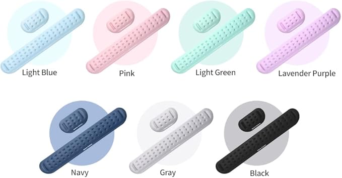 UnivoColors Gray Keyboard Wrist Support and Mouse Wrist Rest Set, Made of Memory Foam Soft Gel, Ergonomic Pad for Computer, Laptop, Mouse, Office, Gaming