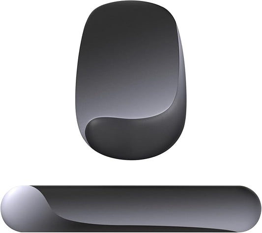Wrist Rest for Keyboard and Mouse, Ergonomic Gel Computer Keyboard Wrist Rest with Memory Foam, Keyboard Wrist Support Pad for Long Hours of Work, Gaming, Studying-Relieve Wrist Pain (Black Suit)