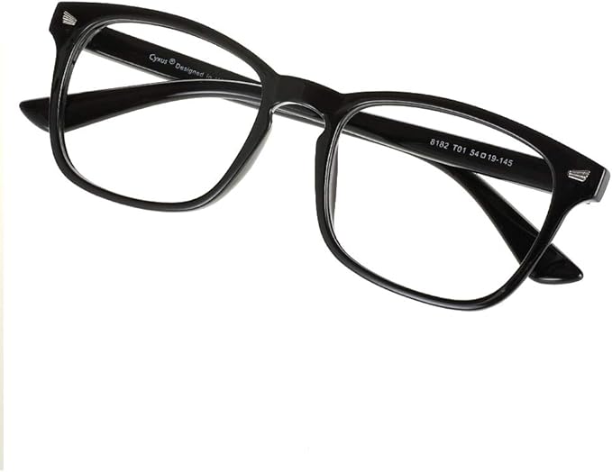 Cyxus Blue Light Glasses Men Women Reduce Eye Strain UV Blocking for Office Work Computer Screen 8082