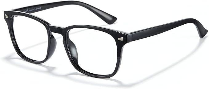 Cyxus Blue Light Glasses Men Women Reduce Eye Strain UV Blocking for Office Work Computer Screen 8082