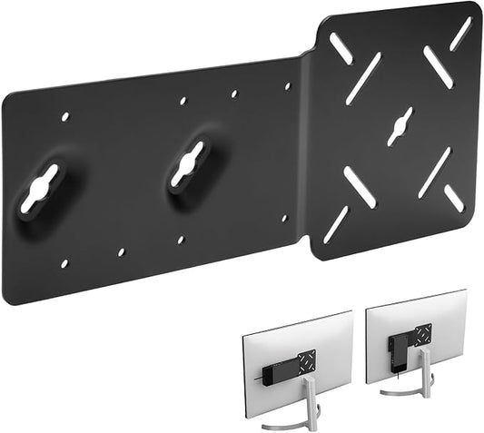 Docking Station VESA Mount Plate Compatible with Dell WD22TB4 / WD19S / W19TBS / WD19DCS, Behind Monitor VESA Mounting, Wall and Under Desk Mount Metal Dock Holder
