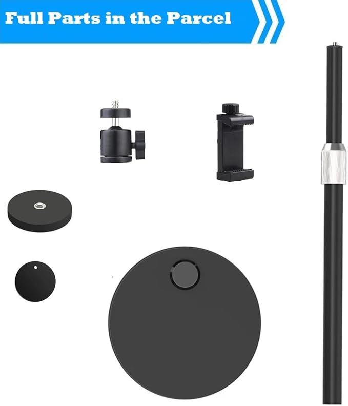 Brio Webcam Stand Holder, Magnetic Webcam Desktop Tripod Mount Compatible with Logitech Brio 101 100/Brio 301 300/Brio 501 500/Brio 4K 2022 2017 version/C270/C310 webcams