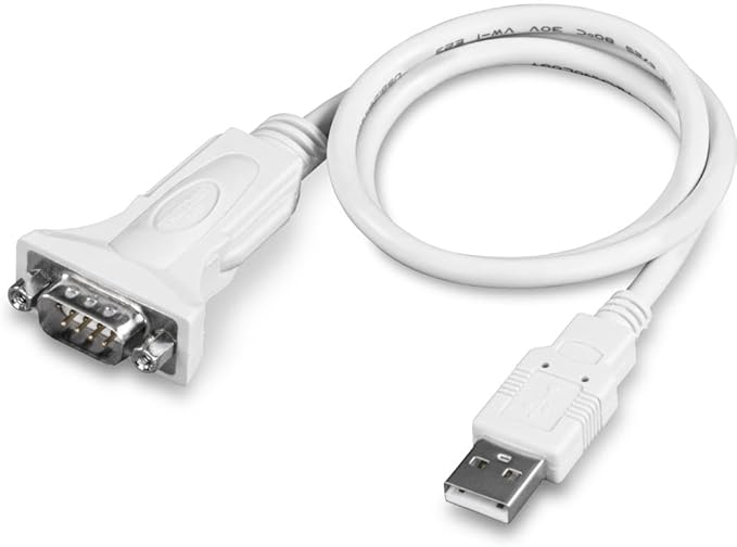 TRENDnet USB to Serial 9-Pin Converter Cable, TU-S9, USB to RS232 Serial Adapter, Supports Windows & Mac, 64cm (25 in.) Cable Length, NDAA Compliant, Plug & Play, White