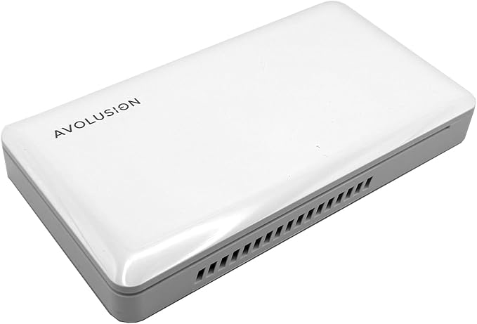 Avolusion M3 Series 2TB USB 3.0 Portable External Hard Drive - White (for Windows, Mac OS, Xbox, PS)
