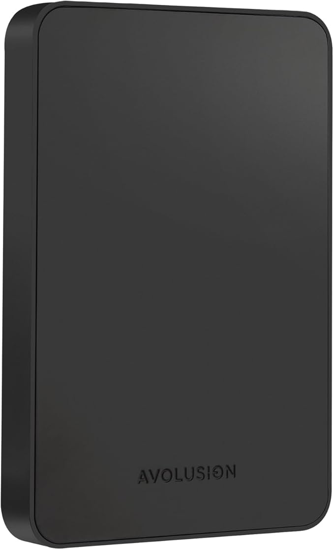 Avolusion Z2-S 1TB USB 3.0 Ultra Slim External Hard Drive/Pocket Drive (for Windows, MacOS, Xbox, PlayStation) (Renewed)