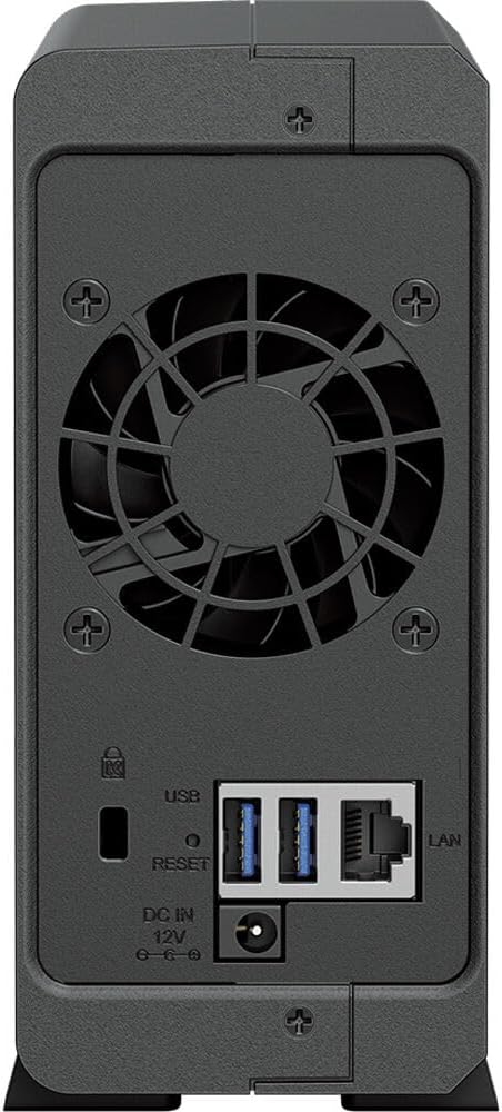 Synology DS118 Mini Desktop NAS Server, Realtek RTD1296 Quad-Core, 1GB DDR4 RAM, 2TB SSD, DSM Software