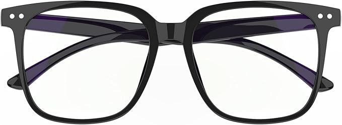 Oversized Square Blue Light Blocking Glasses for Women and Men - Gaming & Computer Anti-Fatigue