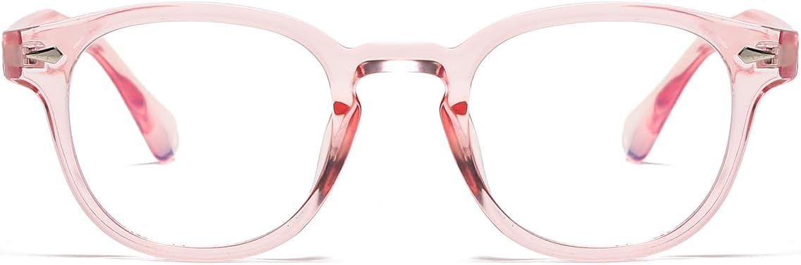 NIDOVIX Retro Round Blue Light Blocking Glasses for Men Women, Vintage Frame Non-prescription Computer Reading Eyeglasses