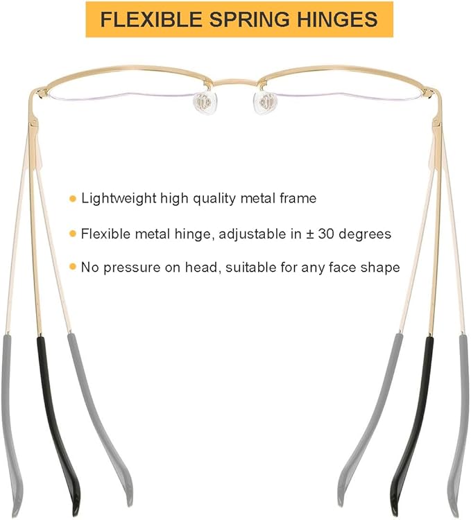 Gleyemor Heart Shaped Blue Light Glasses for Women Cute Computer Glasses