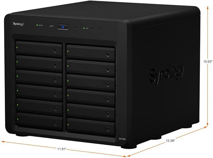 Synology 12 Bay Disk Expansion DX1222 (Diskless)