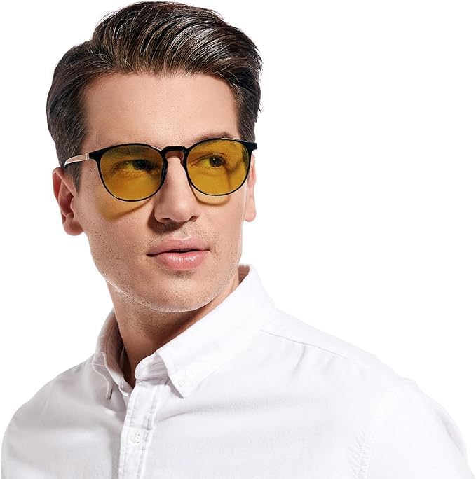 JW MARRIOTT Blue Light Blocking Glasses,Blue Light Glasses Women Men,Anti Blu-Ray Clear Gaming Glasses Lense
