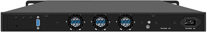 1U Firewall Appliance, Network Rackmount Security Hardware, OPNsense, VPN, Core I3 12100, RJ65, H61 / B660, 6 x Intel 2.5GbE I226-V, 32G RAM, 128G SSD