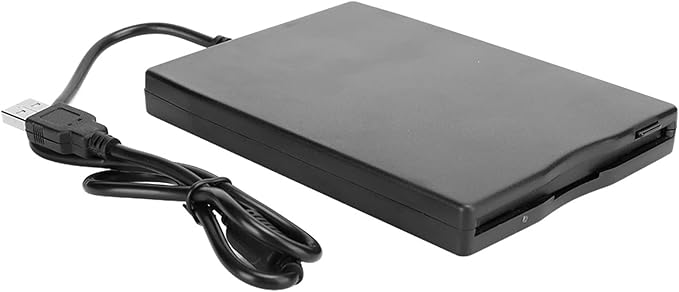 3 5" USB External Floppy Disk Drive, Portable Floppy Drive, 1 44 MB FDD for PC Window 2000/XP/Vista/7/8, No Extra Driver Required, Plug and Play, USB External Floppy Disk Drive Portable 1 44 MB FD