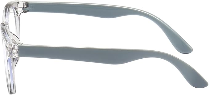 1 Pack kids Blue Light Blocking Glasses For Girls And Boys Computer Blue Light Blocking Glasses For Age 3-11 (Light gray)