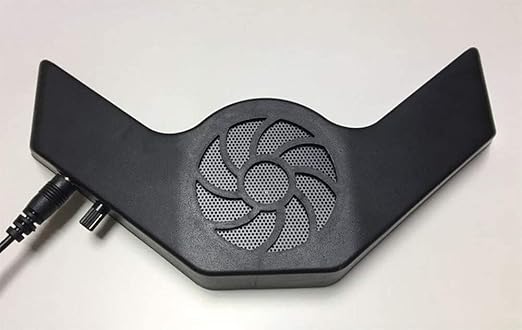 Cooling Fan Router Radiator Base USB Power Ultra Silent Dissipate Temperature Control for ASUS AC68U AC86U ac1900p AC85P Router Black