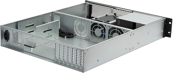 SilverStone Technology 2U Dual 5.25" Drive Bay ATX rackmount Industrial Storage Server Chassis with USB 3.1 Gen1 Interface, SST-RM23-502