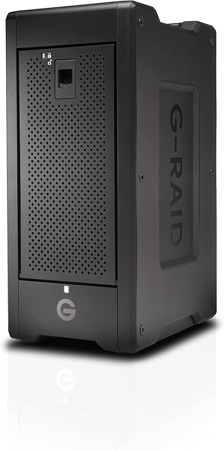 SanDisk Professional 208TB G-RAID Shuttle 8 - Transportable Enterprise-Class 8-Bay External Hard Drive, Thunderbolt 3 and USB-C, Hardware RAID, Up to 1900MB/s Read - SDPH48H-208T-NBAAB