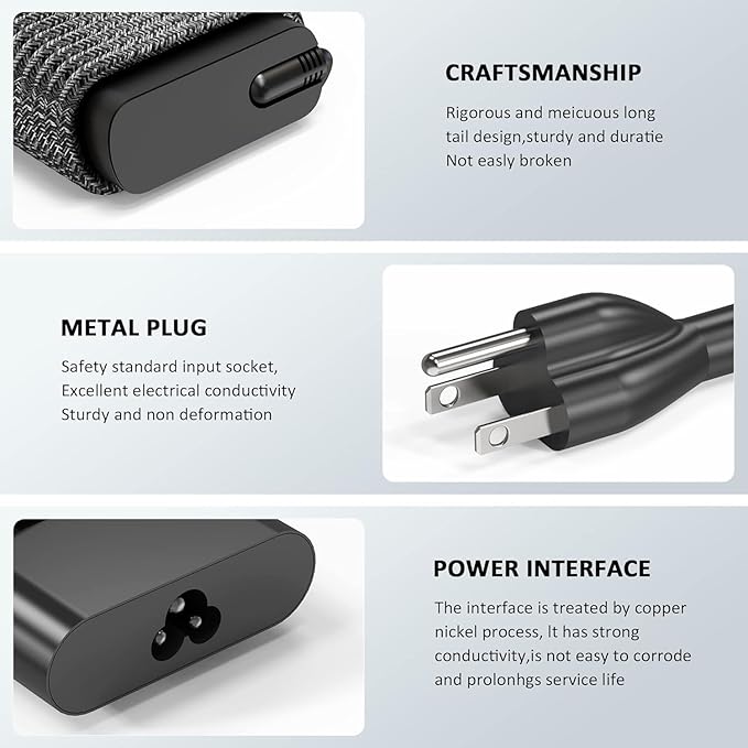 NEW Slim 90W USB C Laptop Charger Replacement HP Spectre x360 HP 904144-850 904082-003 adp-90fe 2ln85aa USB-c Power Adapter Type C AC Adapter Power Supply Cord