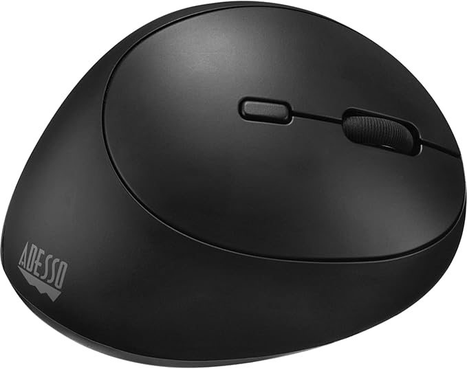 Adesso iMouse V10 Wireless Vertical Ergonomic Mini Mouse iMouse V10-2.4GHz, 800/1200/1600 DPI, Ergo Mice with 6 Buttons