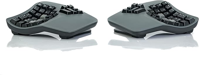 KINESIS Advantage360 Professional Split Ergonomic Keyboard - Bluetooth | Quiet Mechanical Switches | Fully Programmable Open Source | Contoured Shape | Adjustable Tenting | Backlit