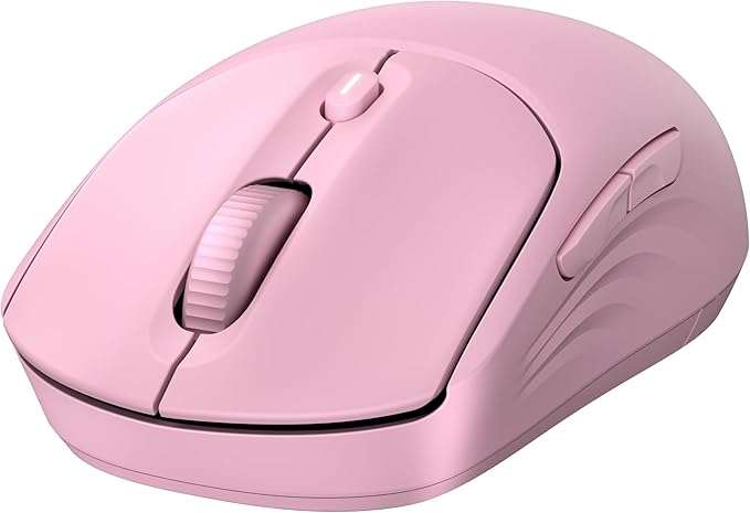 HP 400 Quiet Wireless Mouse, Dual Bluetooth & 2.4GHz, Soft Silicone, Quiet Clicks, Microsoft Wheel, 24-Month Battery, 6000 DPI, Ambidextrous, Eco-Friendly Design, Multi-OS, Pink