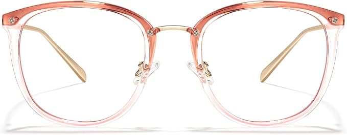 Cyxus Blue Light Glasses for Woman, Stylish Cat Eye Blue Light Blocking Computer Glasses for Working, Laptop and Screen Use