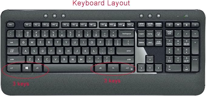 Silicone Keyboard Cover Skin Compatible for Logitech MK545 MK540 Full-Size Advanced Wireless Keyboard & Logitech Signature K650 Wireless Keyboard (Clear)