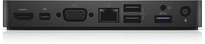Dell WD15 Monitor Dock 4K with 130W Adapter, USB-C, (450-AFGM, 6GFRT) (Renewed)