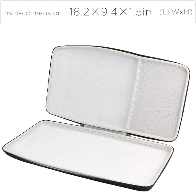 co2CREA Hard Travel Case Replacement for Logitech Ergo K860 Wireless Ergonomic Keyboard